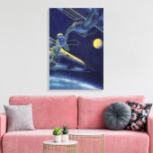  wetenschapscentra in de buitenruimte canvas afdruk (Insitu (Woonkamer))