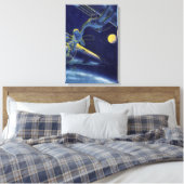  wetenschapscentra in de buitenruimte canvas afdruk (Insitu (Slaapkamer))