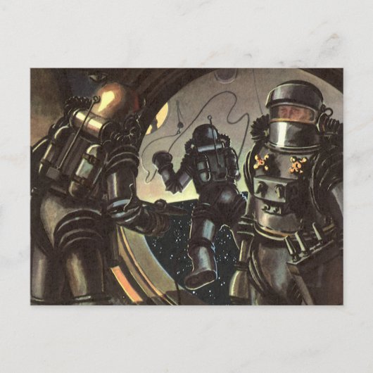  wetenschapscentra op een ruimteruil briefkaart (Voorkant)