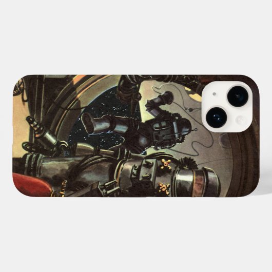  wetenschapscentra op een ruimteruil Case-Mate iPhone case (Achterkant (horizontaal))