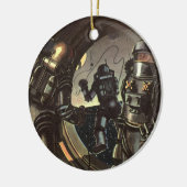  wetenschapscentra op een ruimteruil keramisch ornament (Links)