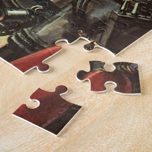  wetenschapscentra op een ruimteruil legpuzzel (Zijkant)