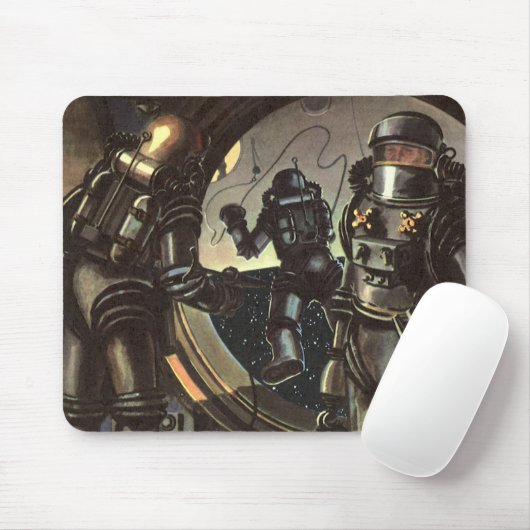  wetenschapscentra op een ruimteruil muismat (Met muis)