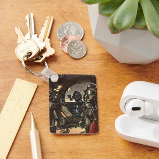  wetenschapscentra op een ruimteruil sleutelhanger (Bureau)