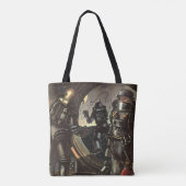  wetenschapscentra op een ruimteruil tote bag (Achterkant)
