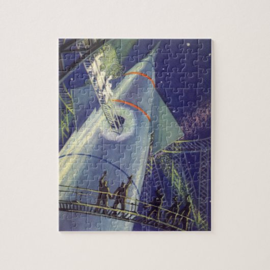 wetenschapscentra op het gebied van raketschild legpuzzel (Verticaal)