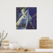 wetenschapscentra op het gebied van raketschild poster (Keuken)