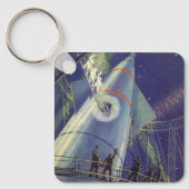 wetenschapscentra op het gebied van raketschild sleutelhanger (Voorkant)