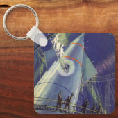 wetenschapscentra op het gebied van raketschild sleutelhanger (Voorkant)