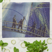 wetenschapscentra op het gebied van raketschild theedoek (Gevouwen)