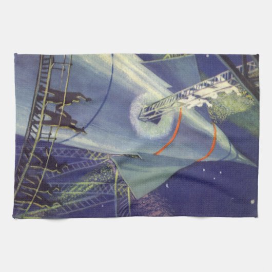 wetenschapscentra op het gebied van raketschild theedoek (Horizontaal)