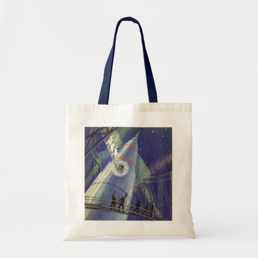  wetenschapscentra op het gebied van raketschild tote bag (Voorkant)