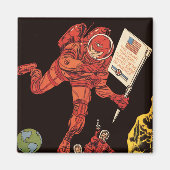 wetenschapscentrum, Astronaut Moon Landing Magneet (Voorkant)