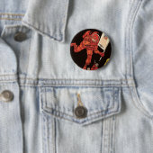 wetenschapscentrum, Astronaut Moon Landing Ronde Button 5,7 Cm (In situ)