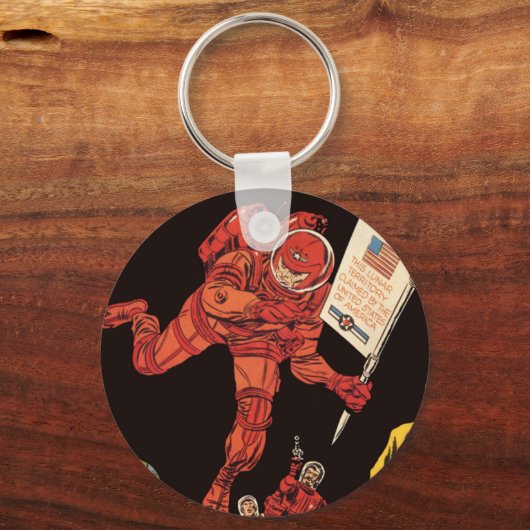 wetenschapscentrum, Astronaut Moon Landing Sleutelhanger (Voorkant)