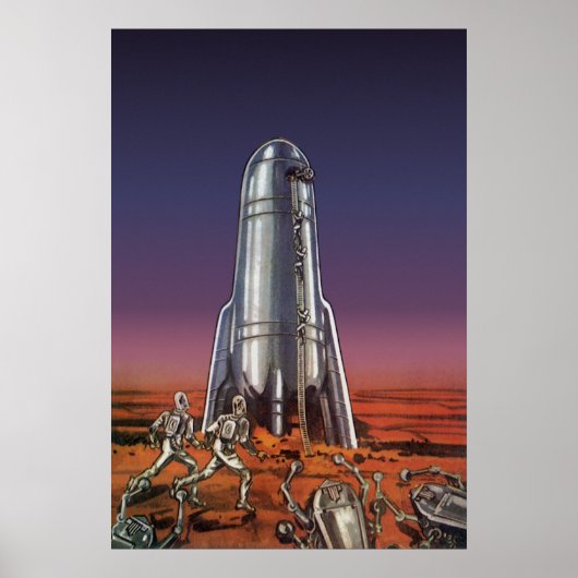 wetenschapscentrum, Astronauts Beetle Aliens Poster (Voorkant)
