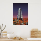 wetenschapscentrum, Astronauts Beetle Aliens Poster (Keuken)