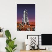 wetenschapscentrum, Astronauts Beetle Aliens Poster (Thuiskantoor)