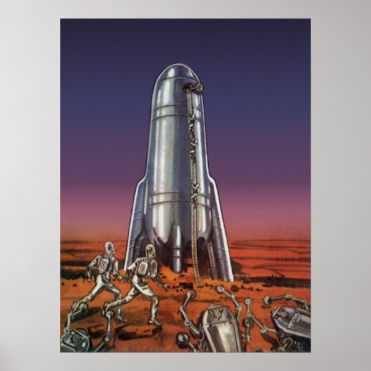 wetenschapscentrum, Astronauts Beetle Aliens Poster (Voorkant)
