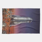 wetenschapscentrum, Astronauts Beetle Aliens Theedoek (Horizontaal)