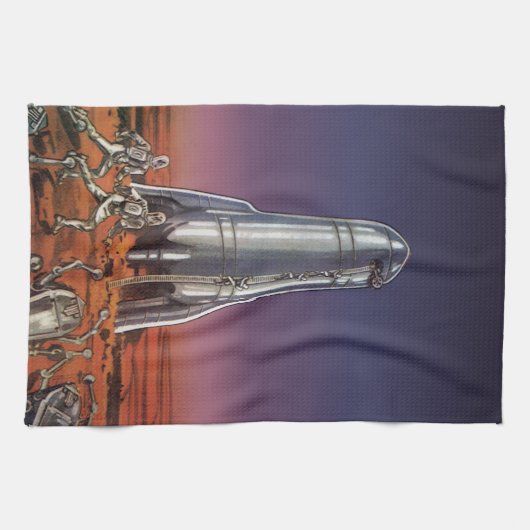  wetenschapscentrum, Astronauts Beetle Aliens Theedoek (Horizontaal)