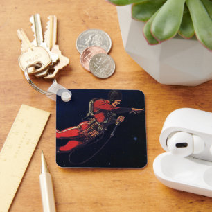 wetenschapscentrum in de buitenruimte sleutelhanger