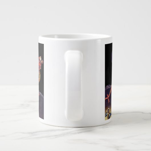  wetenschapscentrum met Alien Robot Grote Koffiekop (Achterkant)