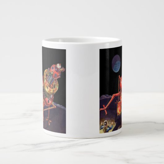  wetenschapscentrum met Alien Robot Grote Koffiekop (Voorkant)