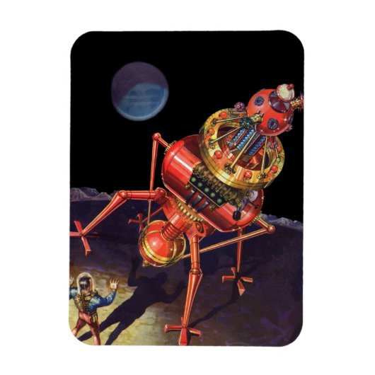  wetenschapscentrum met Alien Robot Magneet (Verticaal)