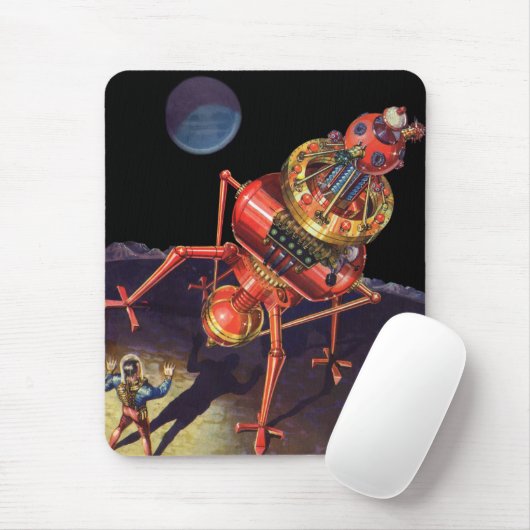 wetenschapscentrum met Alien Robot Muismat (Met muis)