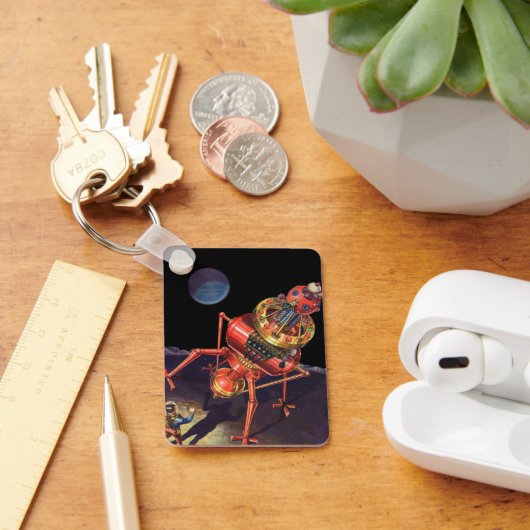 wetenschapscentrum met Alien Robot Sleutelhanger (Bureau)