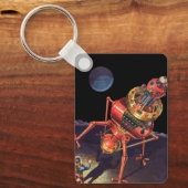 wetenschapscentrum met Alien Robot Sleutelhanger (Voorkant)