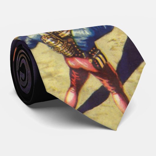 wetenschapscentrum met Alien Robot Stropdas (Opgerold)