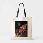 wetenschapscentrum met Alien Robot Tote Bag (Voorkant)