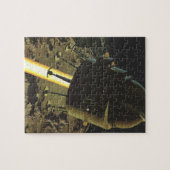 wetenschapscentrum, Rocket landing op maan Legpuzzel (Horizontaal)