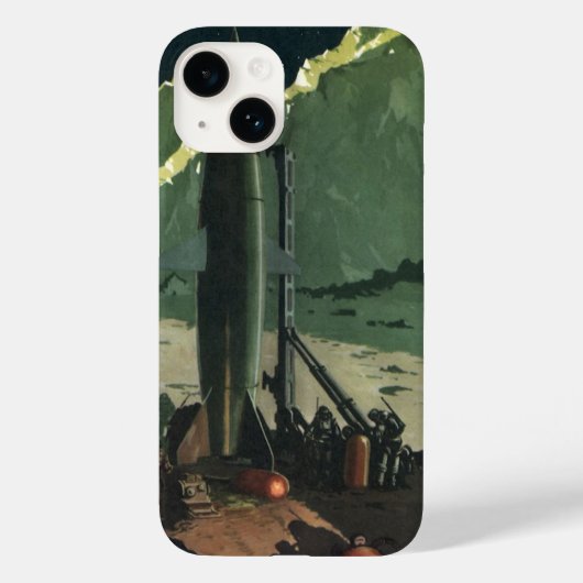 wetenschapscentrum, Rocket on Foreign Planet Case-Mate iPhone Case (Achterkant)