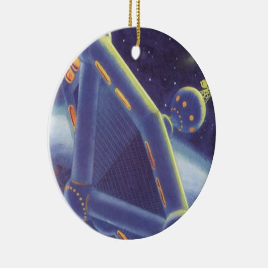 wetenschapscentrum ruimtestation keramisch ornament (Rechts)