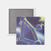 wetenschapscentrum ruimtestation magneet (Voorkant / Achterkant)