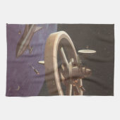 wetenschapscentrum, ruimtestation met Planet Theedoek (Horizontaal)