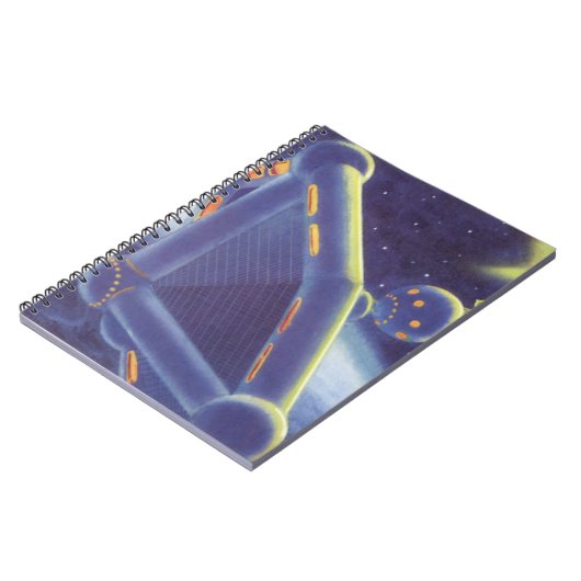  wetenschapscentrum ruimtestation notitieboek (Linkerzijde)