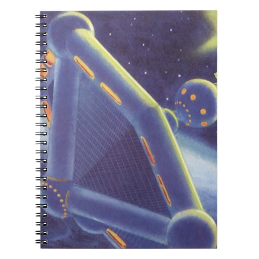  wetenschapscentrum ruimtestation notitieboek (Voorkant)