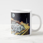  wetenschapscentrum, ruimtestation op de maan grote koffiekop (Rechts)