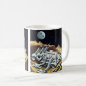  wetenschapscentrum, ruimtestation op de maan koffiemok (Voorkant rechts)