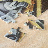  wetenschapscentrum, ruimtestation op de maan legpuzzel (Zijkant)