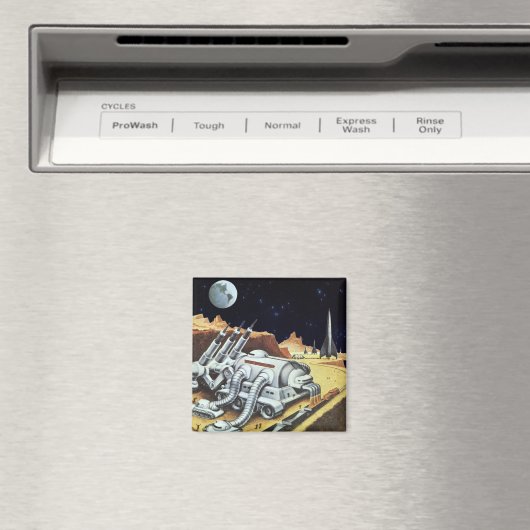  wetenschapscentrum, ruimtestation op de maan magneet (Insitu (Vaatwasser))