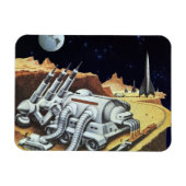  wetenschapscentrum, ruimtestation op de maan magneet (Horizontaal)