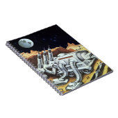  wetenschapscentrum, ruimtestation op de maan notitieboek (Rechterzijde)