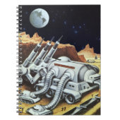  wetenschapscentrum, ruimtestation op de maan notitieboek (Voorkant)