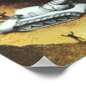  wetenschapscentrum, ruimtestation op de maan poster (Hoek)