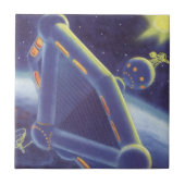  wetenschapscentrum ruimtestation tegeltje (Voorkant)